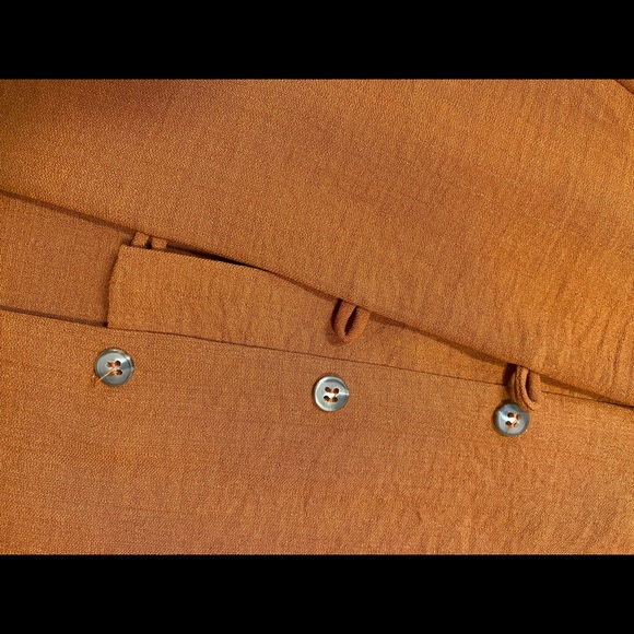 Plunging neckline mini dress with details on sleeves - Picture 2 of 7